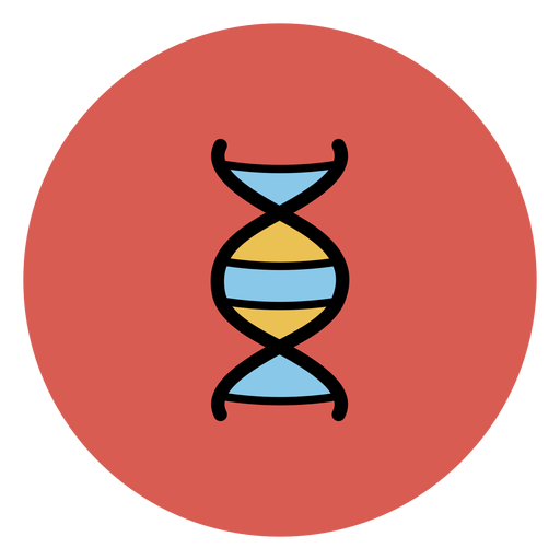 DNA-Ketten-Symbol PNG-Design