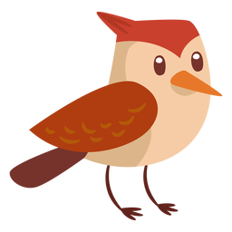 Desenho de pássaro da floresta Transparent PNG