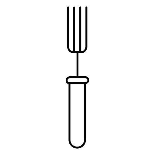 Fork stroke icon PNG Design