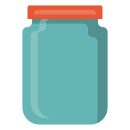 Icono de tarro de cristal Diseño PNG