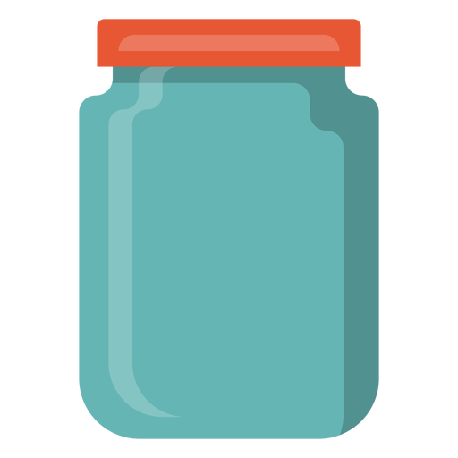 Glass jar icon PNG Design