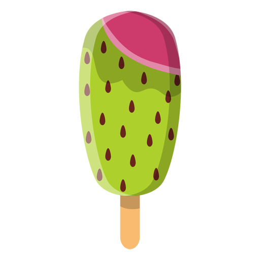Guava ice cream on stick