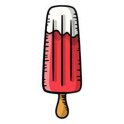 Hand gezeichneter Ice Pop PNG-Design