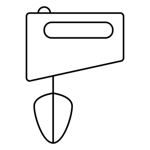 Hand mixer stroke icon PNG Design