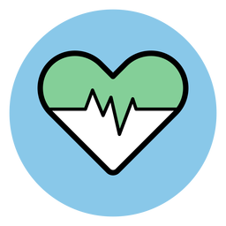 Heart rate icon Transparent PNG