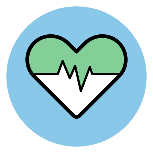 Heart rate icon PNG Design