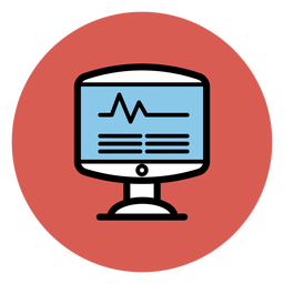 Ícone do monitor de frequência cardíaca Transparent PNG