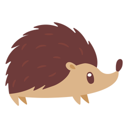 Dibujos animados de animales erizo Diseño PNG