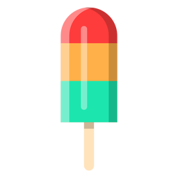 Ícone de sorvete no palito Desenho PNG