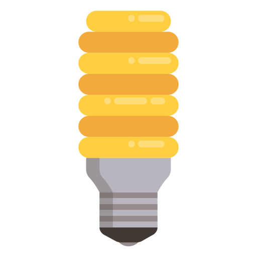 Ícone de lâmpada incandescente Desenho PNG