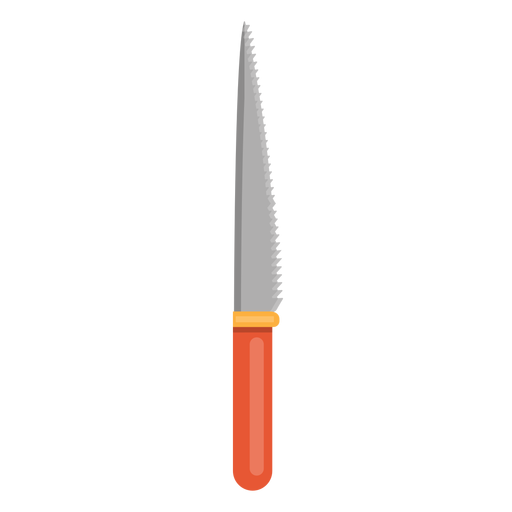 Ícone de faca de cozinha dentada Desenho PNG