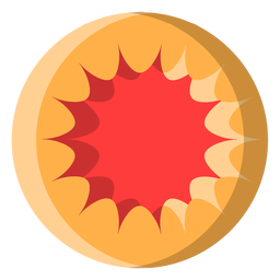 Icono de galleta de gelatina Diseño PNG