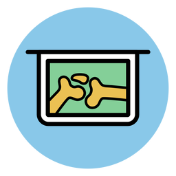 Gemeinsames Röntgensymbol PNG-Design