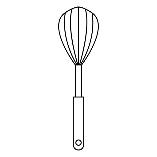 Icono de trazo de batidor de cocina Diseño PNG