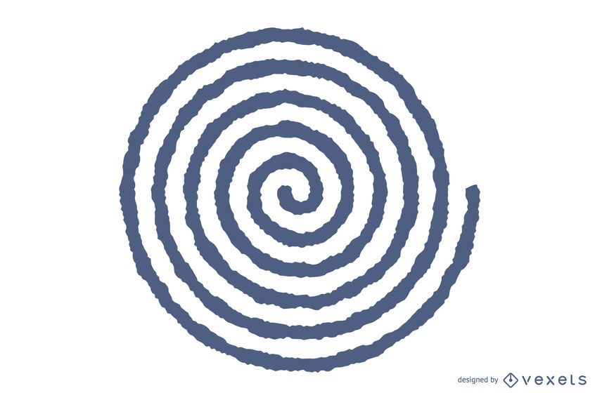 Vector espiral turva Vector espiral turva