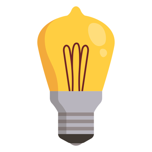 Glühbirnen-Symbol PNG-Design