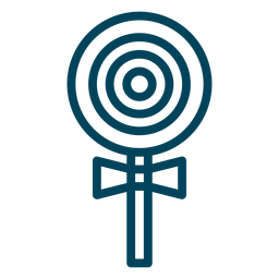 Lollipop stroke icon PNG Design