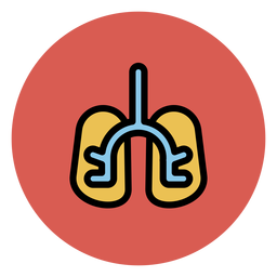 Lungs organ icon PNG Design