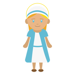 Ilustración de personaje de María Diseño PNG