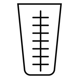 Messbecherhub-Symbol PNG-Design