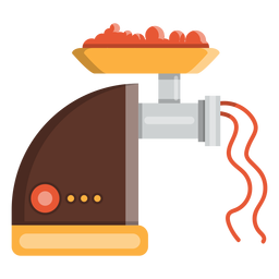 Icono de picadora de carne Diseño PNG