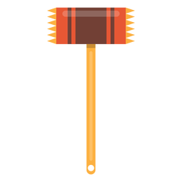 Meat tenderizer hammer icon PNG Design