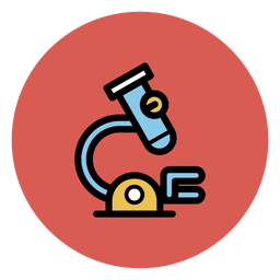 Medical microscope icon PNG Design