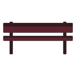 Ícone de banco de jardim Desenho PNG