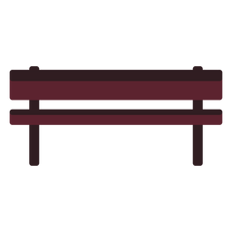 Park bench icon PNG Design
