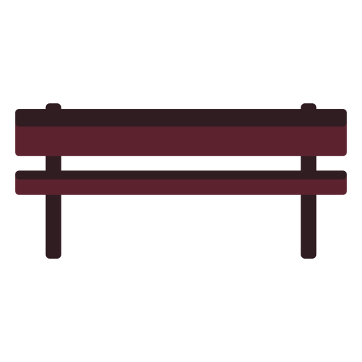 Park bench icon PNG Design