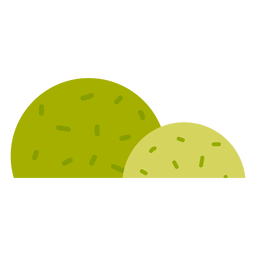 Icono de arbusto de parque Diseño PNG