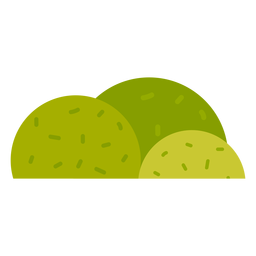 Ícone de arbusto do parque Desenho PNG
