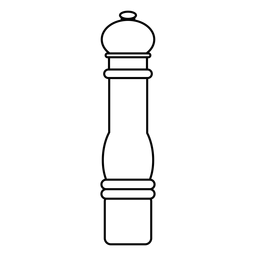 Pepper mill stroke icon PNG Design Transparent PNG