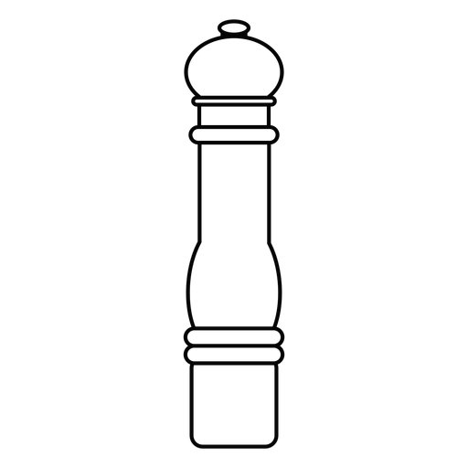 Pepper mill stroke icon PNG Design