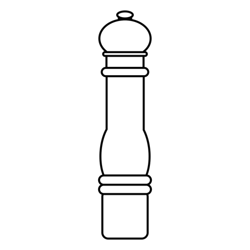 Pfeffermühlen-Strichsymbol PNG-Design