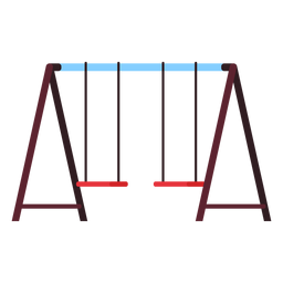 Icono de columpio de patio Diseño PNG