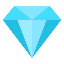 Precious diamond flat icon PNG Design