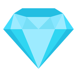 Icono plano de diamantes de piedras preciosas preciosas Transparent PNG
