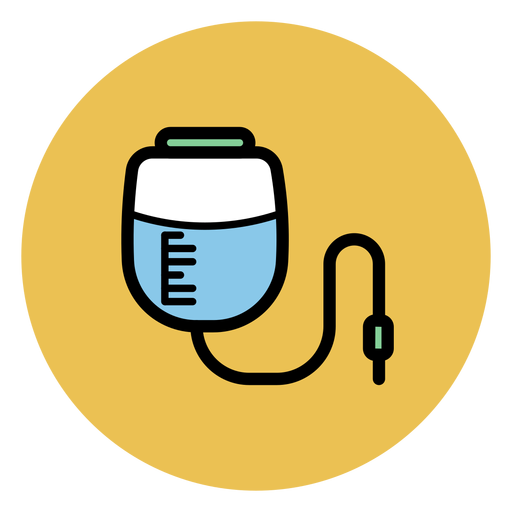 Pressure infusion bag icon PNG Design