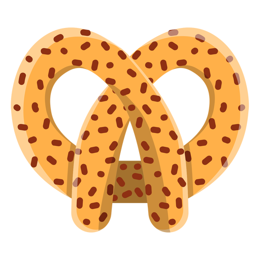Icono de pretzel Diseño PNG