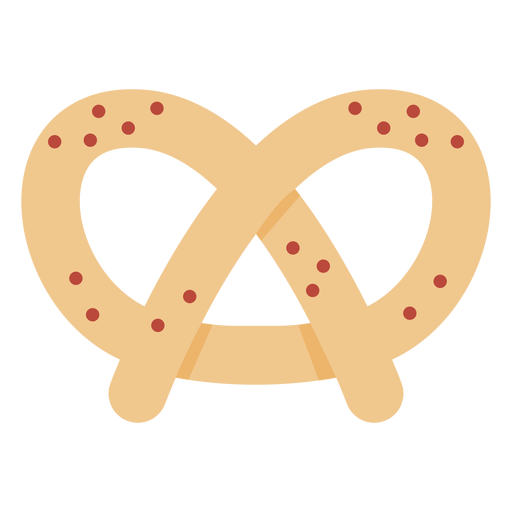 Ícone de pretzel ícone de sobremesa Desenho PNG