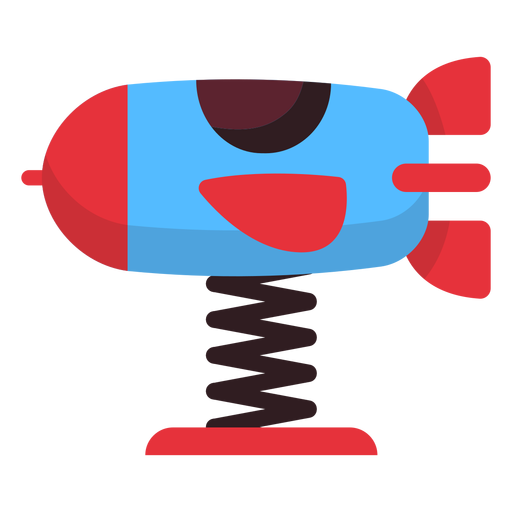 Rocket spring rider icon PNG Design