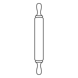 Icono de trazo de rodillo Diseño PNG