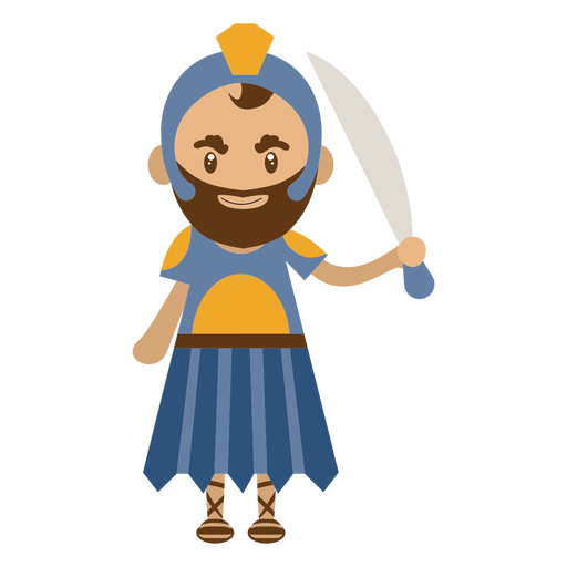 Roman character illustration