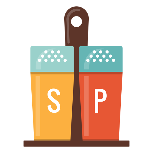 Salt and pepper icon PNG Design