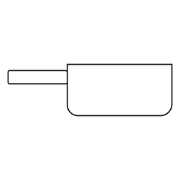 Topf Strich Symbol PNG-Design Transparent PNG