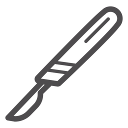 Icono de trazo de bisturí Diseño PNG