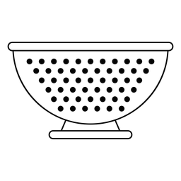 Ícone de traço do coador Desenho PNG