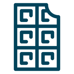 Ícone de curso de waffle Desenho PNG
