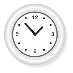 Ilustración de reloj de pared Diseño PNG
